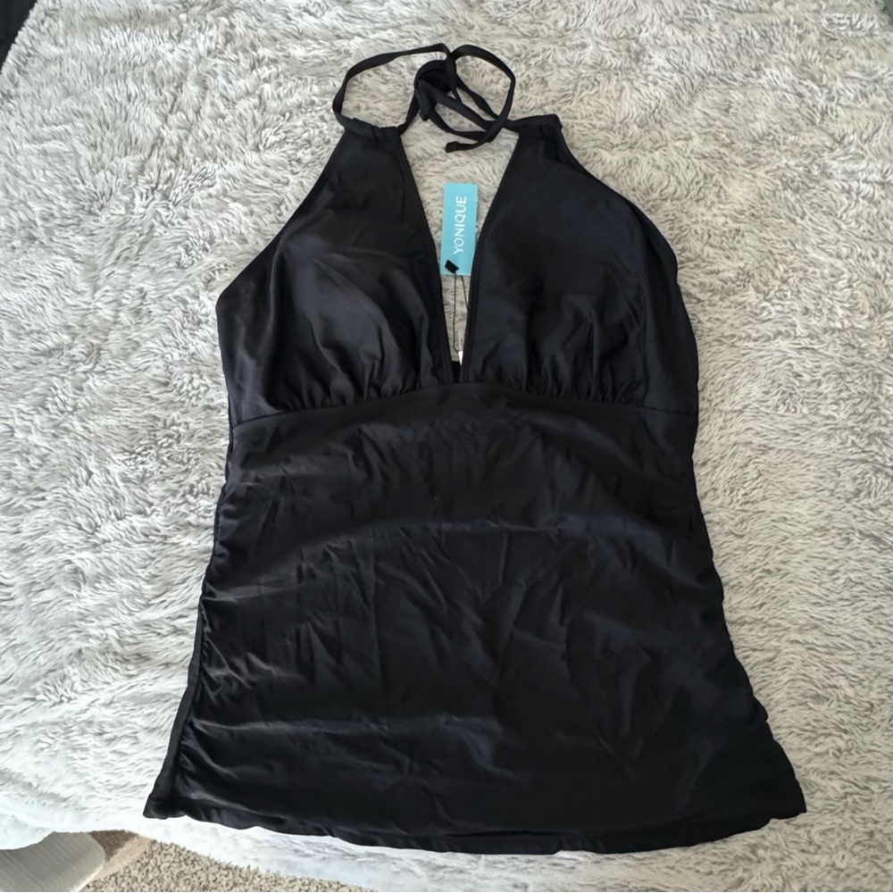 Black Halter Swimsuit